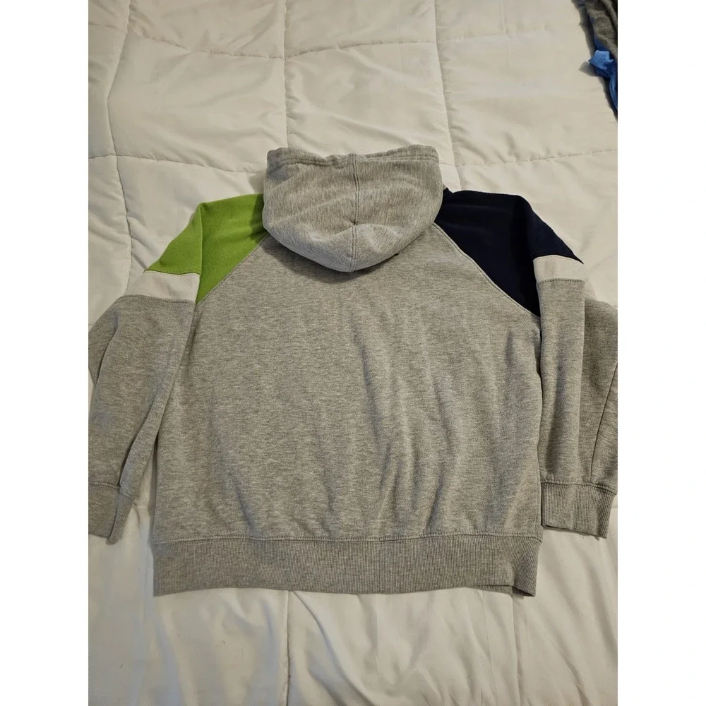 Seattle Seahawks Hoodie Youth Large NFL Team Apparel Gray‎ Pullover Sweatshirt